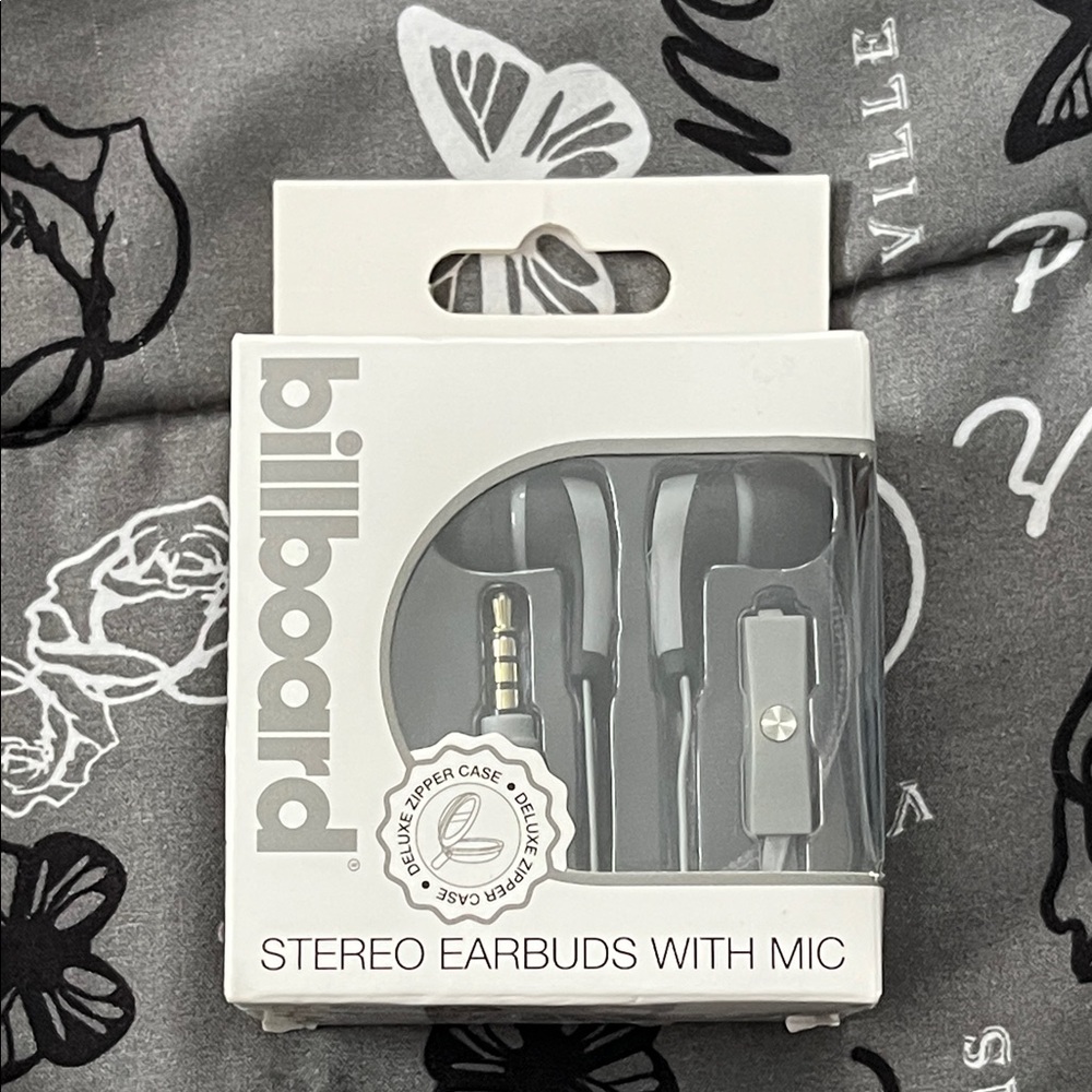 Billboard Earbuds with Mic
